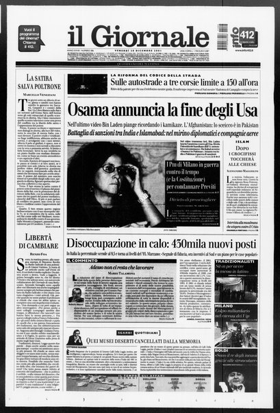 Il giornale : quotidiano del mattino